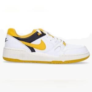 Nike Full Force Low Shoes White/Gold/Black Sz 9.5